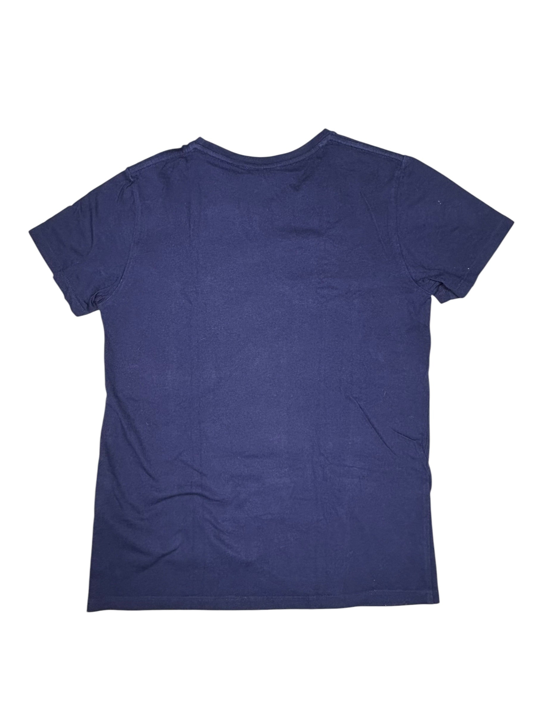 Gucci Navy Striped Logo Baby Tee
