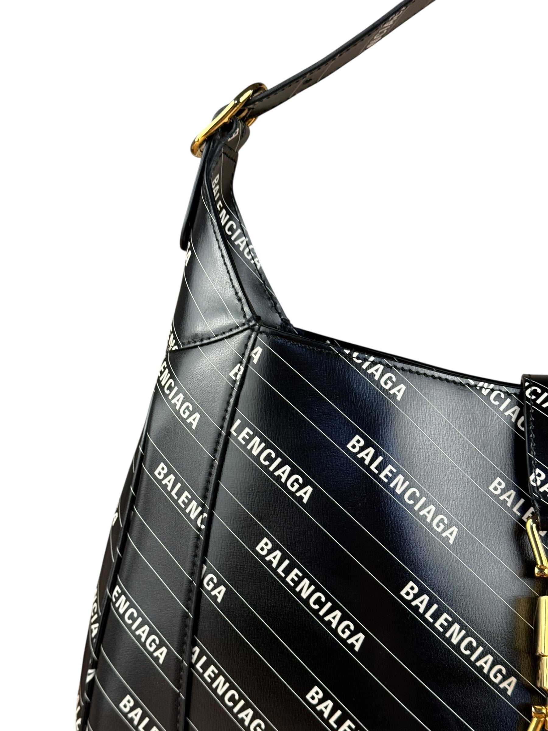 Gucci x Balenciaga Hacker Project Jackie 1961 Bag Black