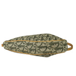 Christian Dior Vintage Green Trotter Saddle Pochette