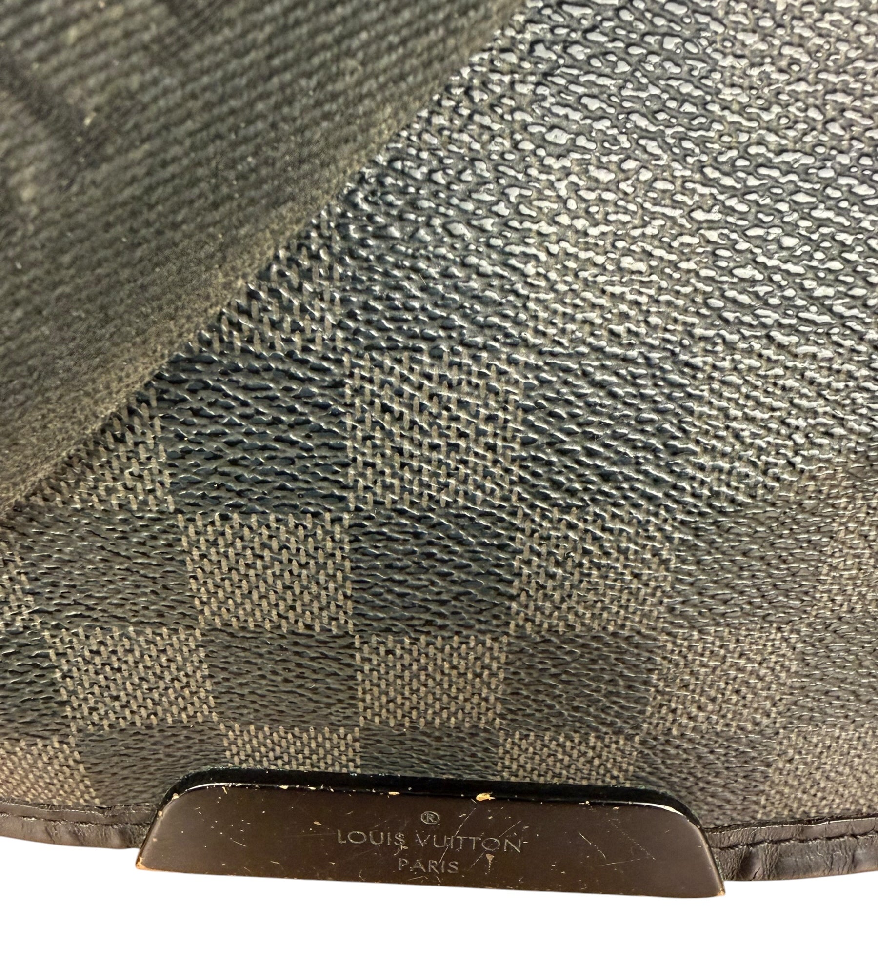 Louis Vuitton Leather Daniel Damier Graphite Messenger Bag