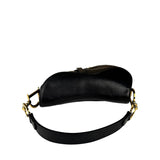 Christian Dior Black Calfskin Saddle Shoulder Bag