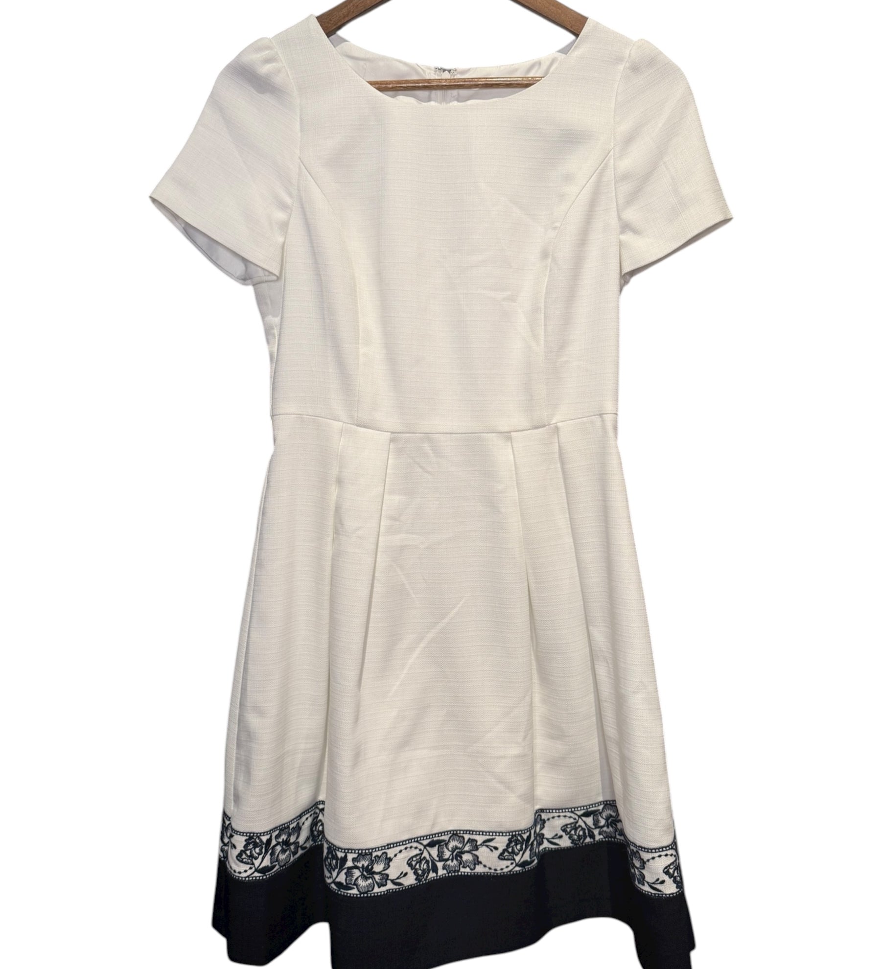 Laisse Passe White/Navy Short Dress