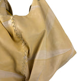 Bottega Veneta Yellow Calfskin Fortune Cookie Hobo