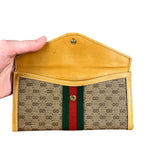 Gucci GG Vintage Sherry Line Long Wallet