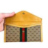 Gucci GG Vintage Sherry Line Long Wallet