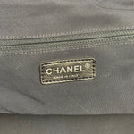 Chanel Navy Quilted Leather Lido Chain Shoulder Tote 2009