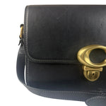 Coach Black Leather Studio Shoulder Bag