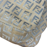 Fendi Vintage Blue Zucca Print Baguette