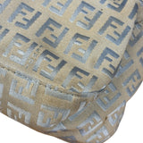 Fendi Vintage Blue Zucca Print Baguette