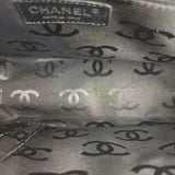Chanel Vintage Black Patent Pony Hair Chain Pocket Tote 2005