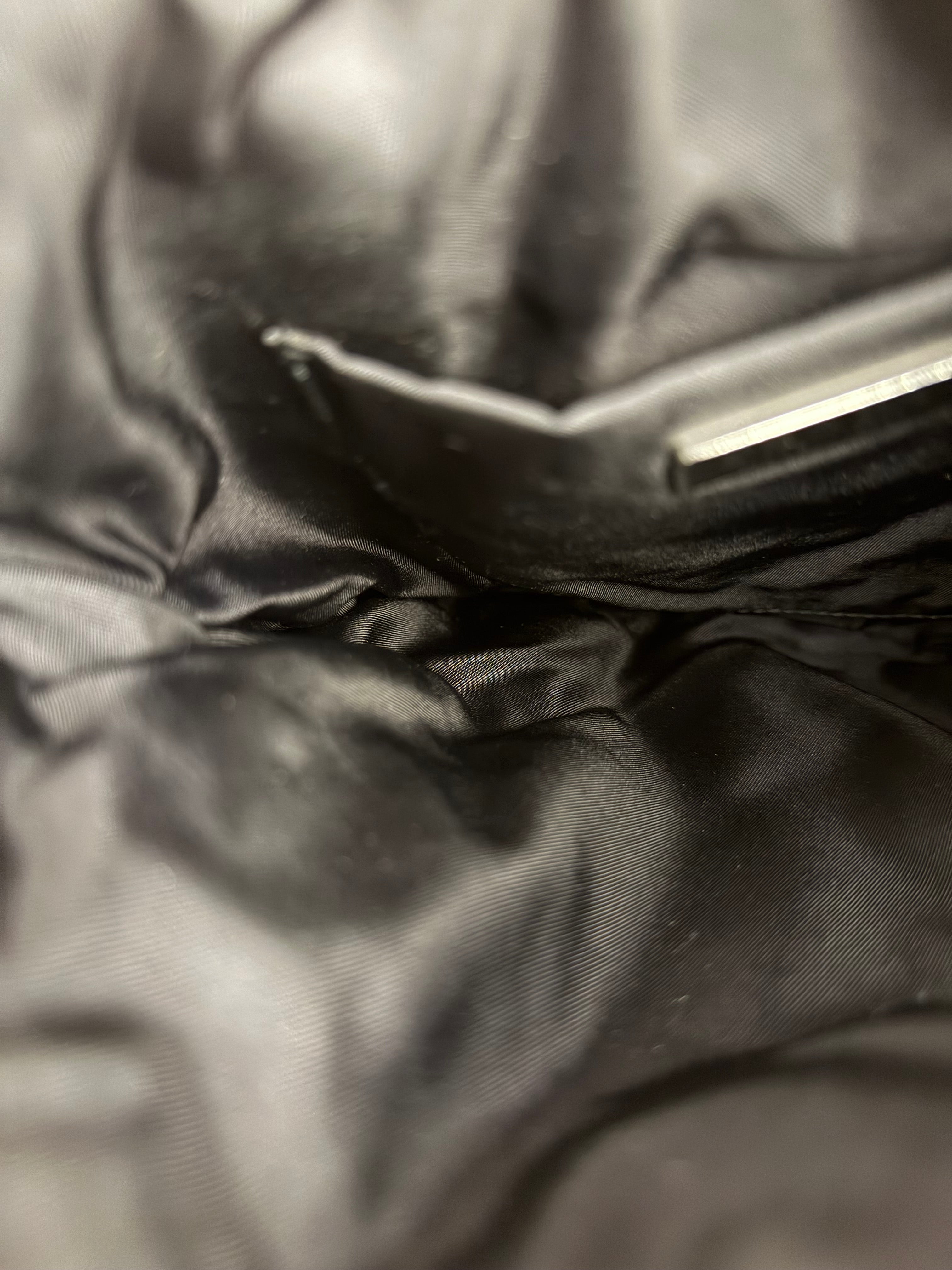 Prada Black Tessuto Small Zip Tote