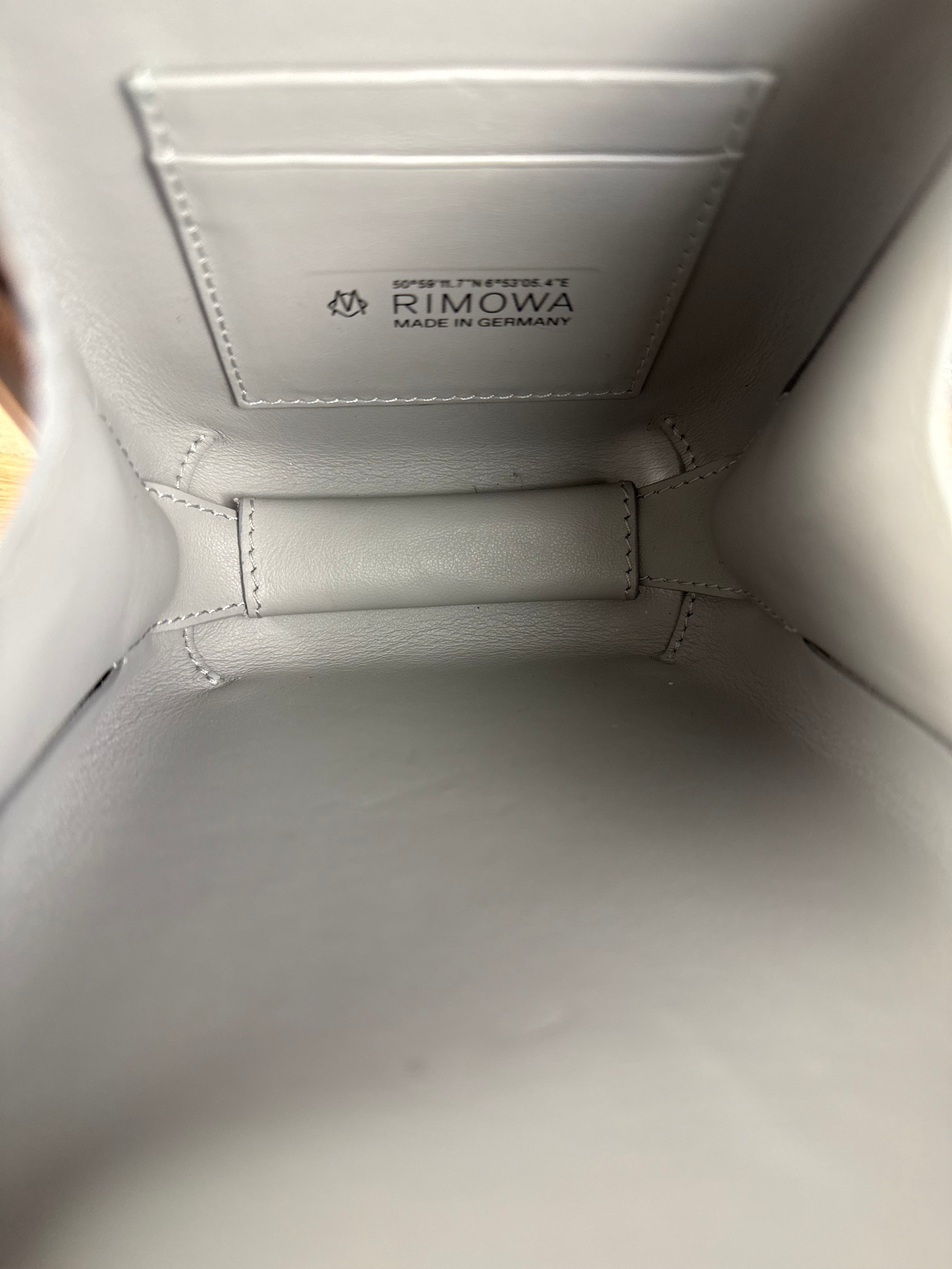 Rimowa Aluminium Personal Sling Clutch Silver