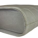 Chanel Silver Nylon Quilted Vintage Mini Chocolate Bar Tote 1997
