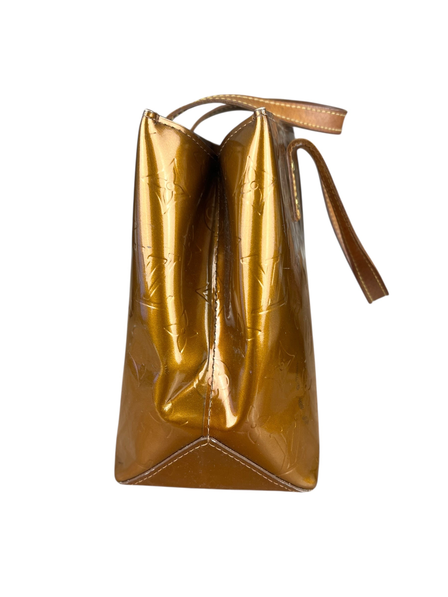 Louis Vuitton Monogram Vernis Bronze Reade PM