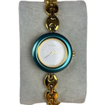 Gucci Vintage Gold Plated Interchangeable Bezel Watch