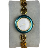 Gucci Vintage Gold Plated Interchangeable Bezel Watch