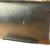 Louis Vuitton Black Leather Louis Chain Pochette