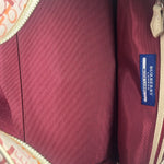 Burberry Blue Label Pink Multi Logo Bowler Bag