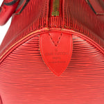 Louis Vuitton Red Epi Leather Speedy 25cm