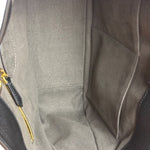 Fendi Black Leather Small FF Tote Two-Way Bag