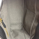 Fendi Black Leather Small FF Tote Two-Way Bag