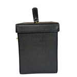 Chanel Black Caviar Leather Vanity Train Case 1995