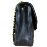 Chanel CC Black Classic Flap Bag 1988