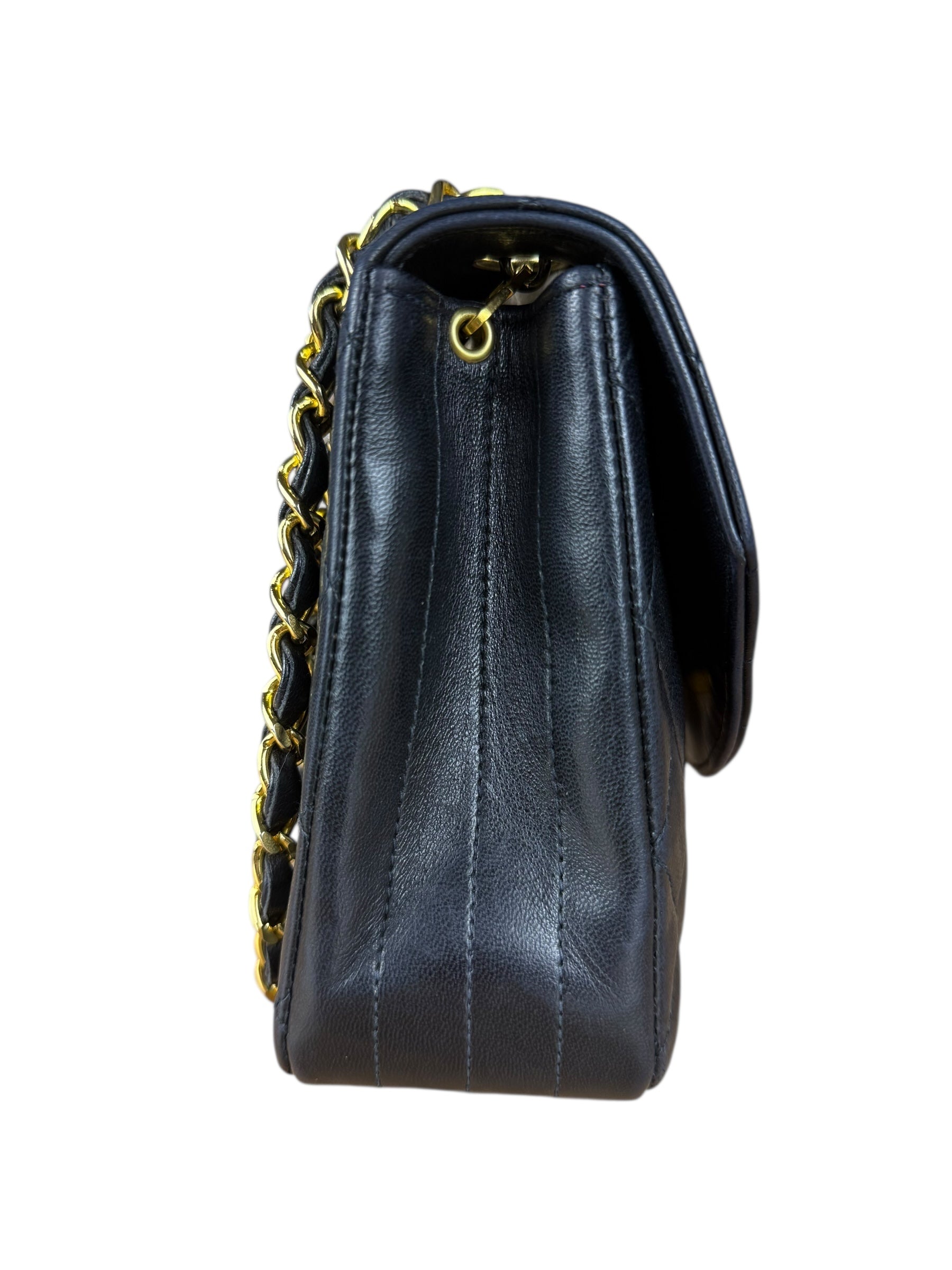 Chanel CC Black Classic Flap Bag 1988