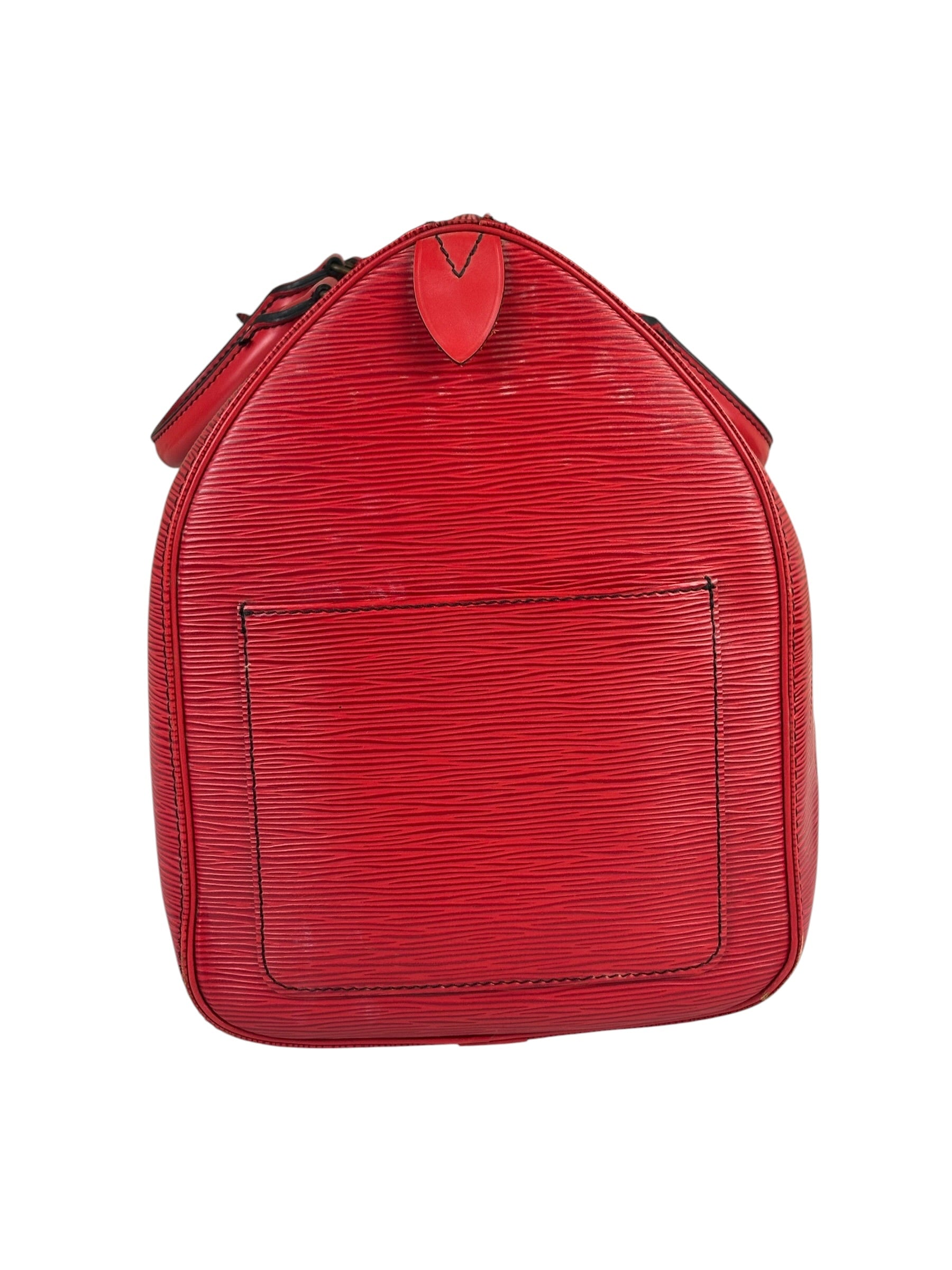 Louis Vuitton Red Epi Keepall 45