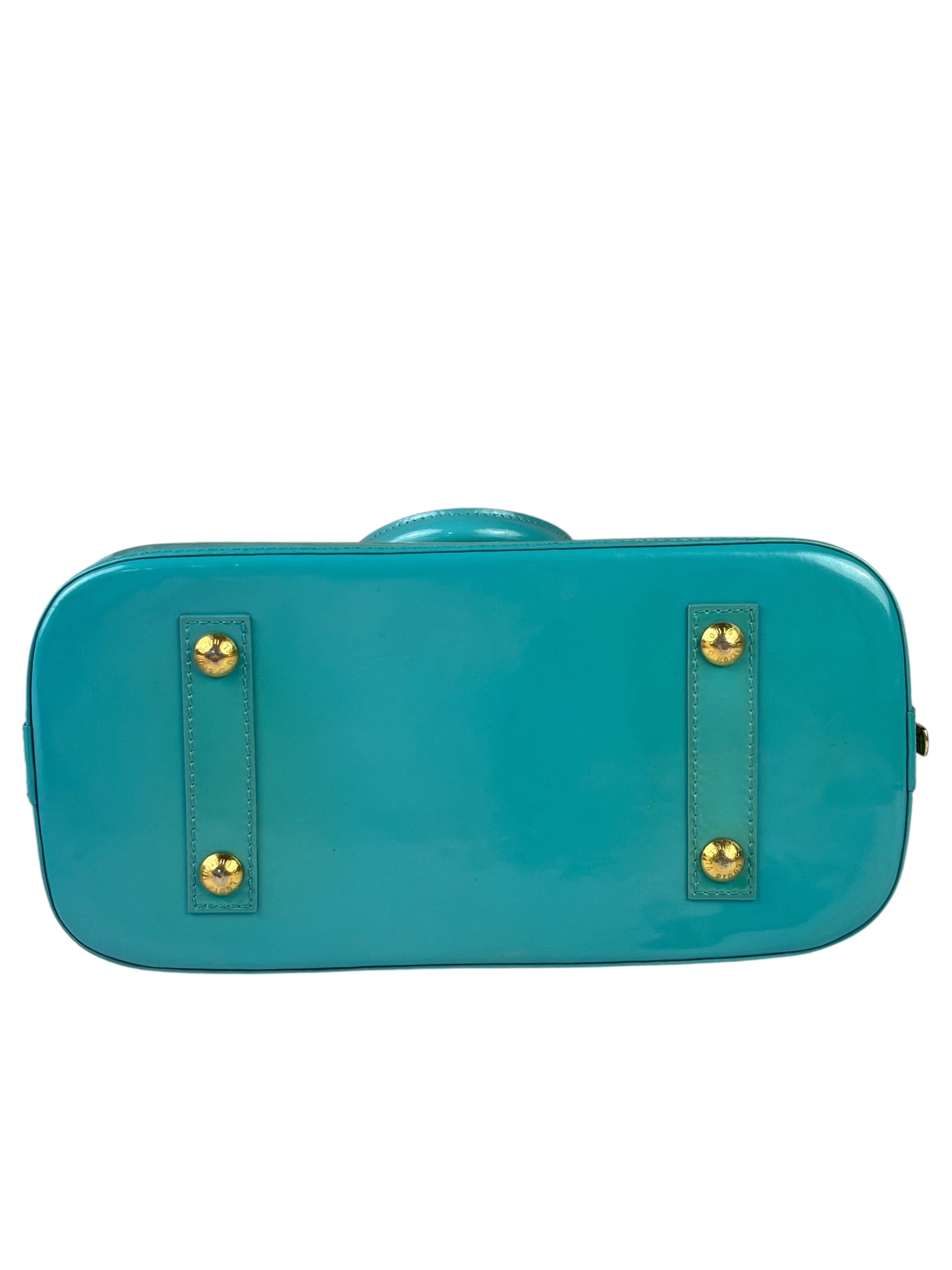 Louis Vuitton Blue Lagoon Vernis Alma GM