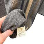 Hermes Vintage Grey Cashmere Striped Sweater