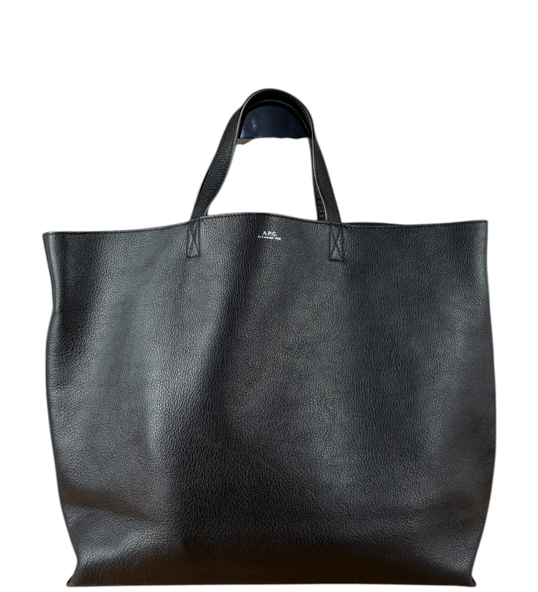 A.P.C. Leather Tote Black