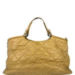 Chanel Beige Iridescent Quilted Leather 2Way Sea Hit Tote 2012