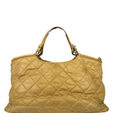 Chanel Beige Iridescent Quilted Leather 2Way Sea Hit Tote 2012