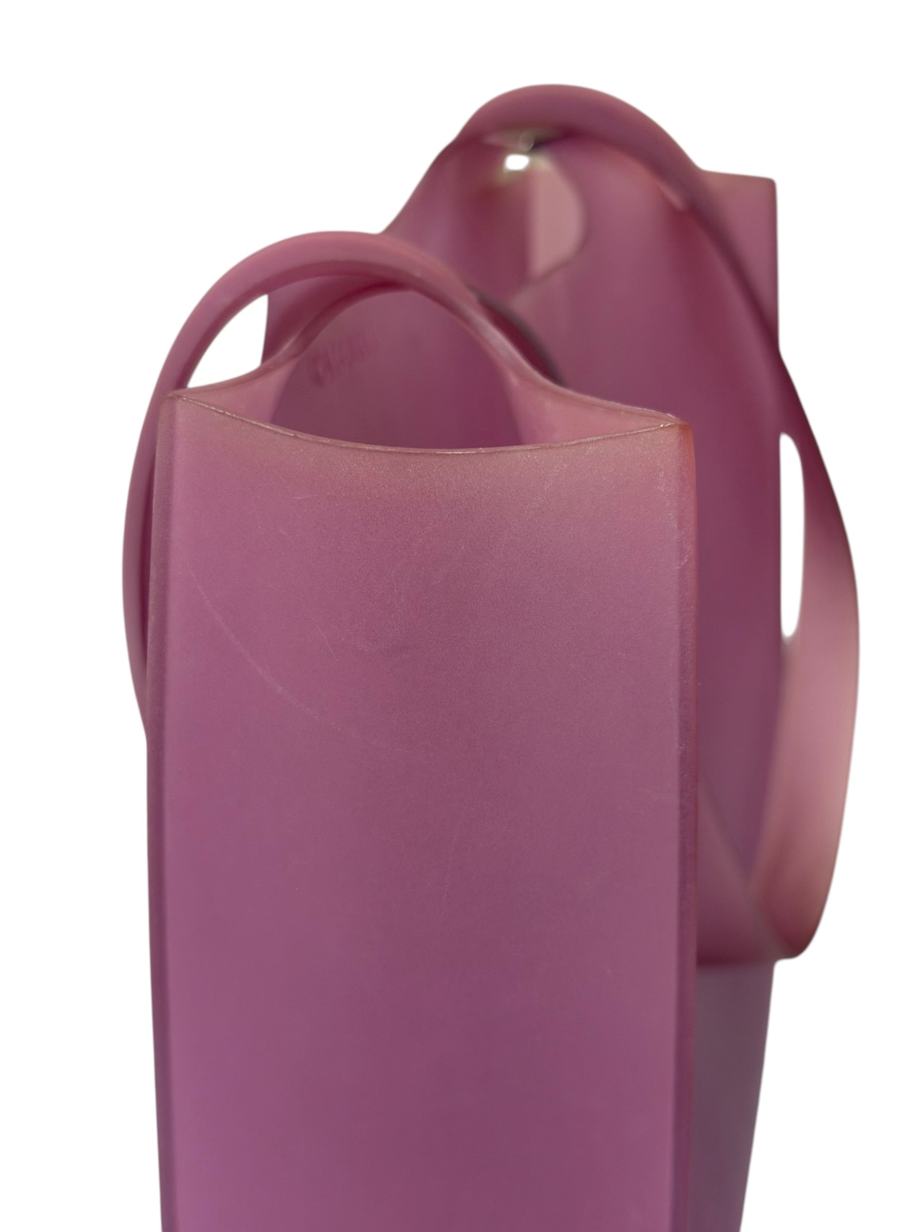 Chanel Purple Jelly Rubber Small Tote Bag Early 2000's