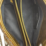 Chanel Metallic Gold Patent Leather Just Medemoiselle Bowling Bag 2011