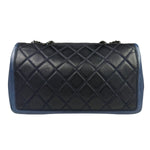 Chanel Paris-Salzburg Blue Bicolor Quilted Flap Bag 2014