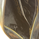 Salvatore Ferragamo Black Leather Hobo Bag