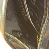 Salvatore Ferragamo Black Leather Hobo Bag