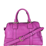Loewe Vintage Pink Pebbled Leather Mini Boston Bag