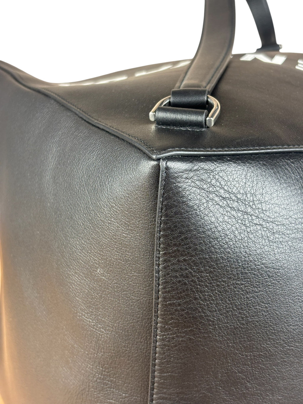 Balenciaga Black Leather Giant Box Bag
