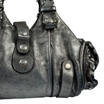 Chloe Metallic Silver Silverado Handbag
