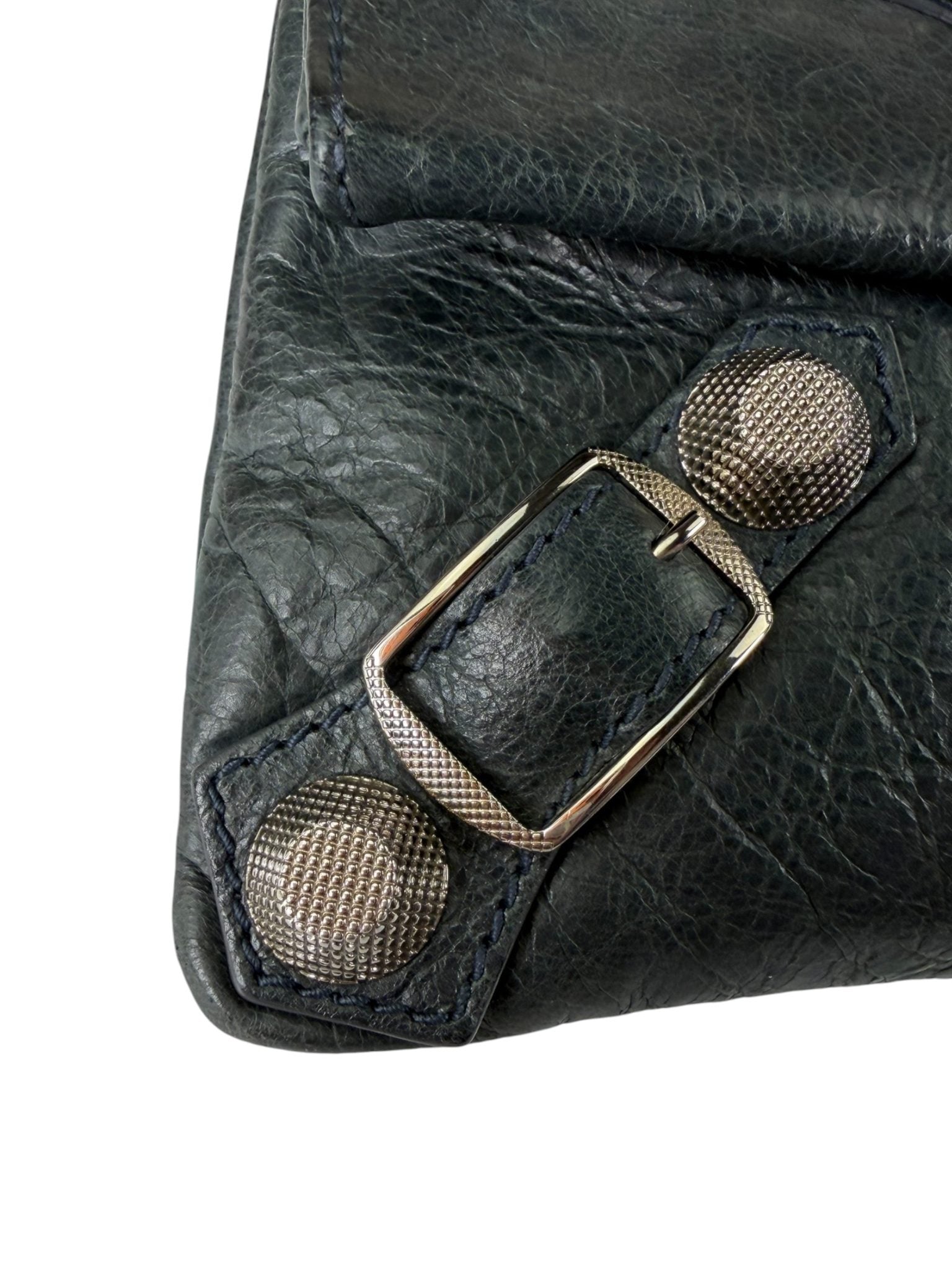 Balenciaga Grey Lambskin Giant Envelope Clutch