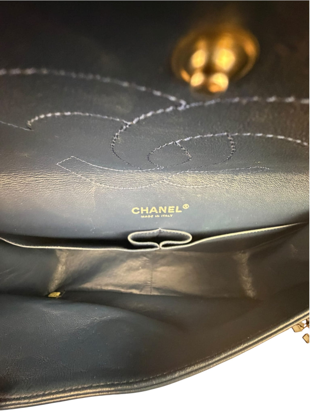 Chanel Dark Turquoise Patent Large Double Flap Bag 2010