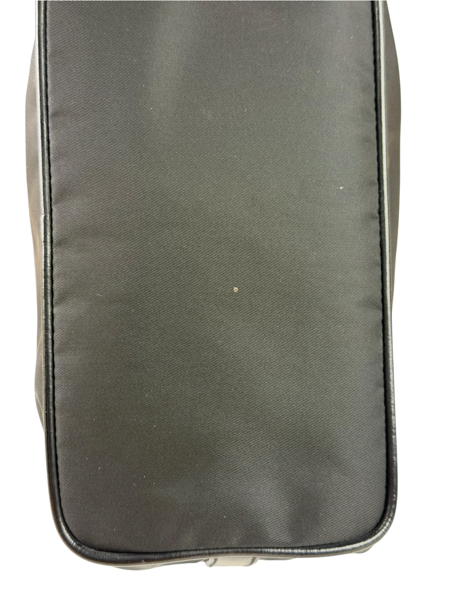 Prada Black Leather Trim/Tessuto Nylon  Shoulder Bag