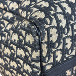 Christian Dior Vintage Navy Trotter Boston Bag