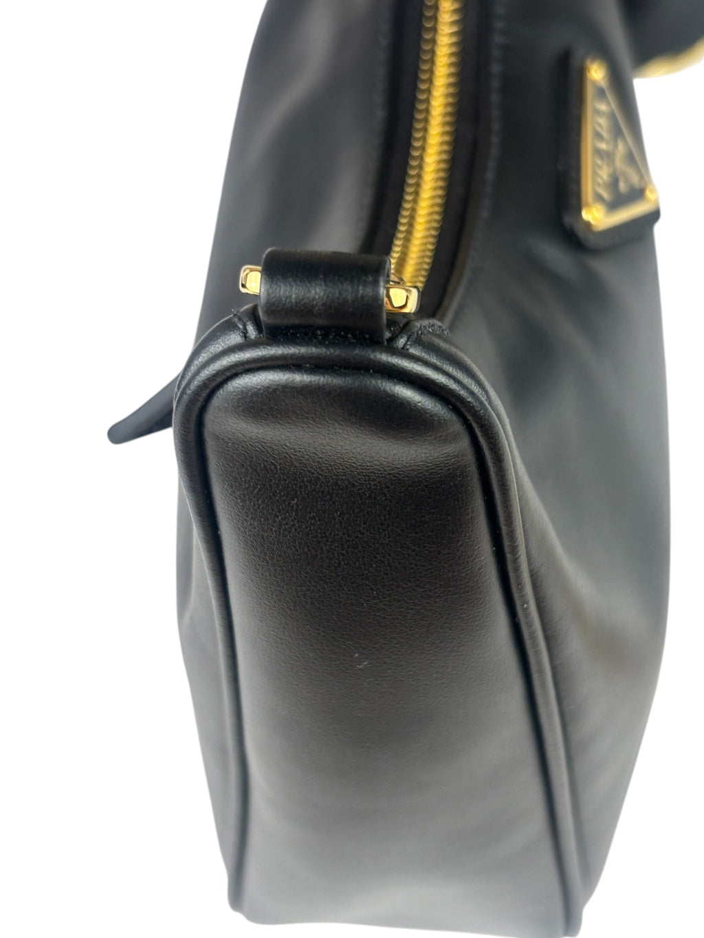 Prada Black Saffiano Leather Re-Edition Two-Way Bag