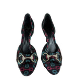 Gucci Vintage Horsebit Open Toe Pumps