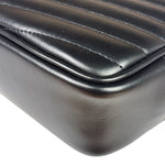 Yves Saint Laurent Black Leather Mini Lou Camera Bag