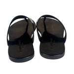 Saint Laurent Black Vitello Marilyn Sandals